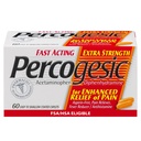 Percogesic 여분 힘 Acetaminophen & Diphenhydramine 고통 구호, 빠른 행동 아스피린 자유로운 Fever 흡진기 & 항히스타민, 60 조사