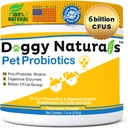 개와 고양이를위한 프로 바이오 틱스 - Max-Strength with15 Strains Pre &Probiotics 소화 건강, 증가 및 유지 Proper Gut Flora (미국) 7.4 Oz (6 Billion CFU 당 Scoop)