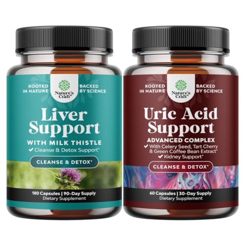 Liver Cleanse Detox & Repair의 묶음 - 밀크 이틀 댄 델리온 루트 초린 Beetroot & Artichoke Extract & Uric Acid Cleanse & Detox 용 Green Coffee Bean Extract - 심황 타트 체리 & 셀러리 씨앗