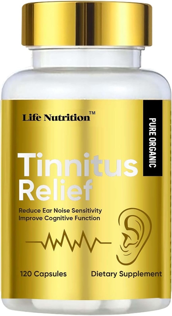 반지 귀, OTC Flavonoid 귀 건강 비타민, Bioflavonoids & 비타민 C, 120의 모자를 위한 생활 영양 1200MG Tinnitus 기복