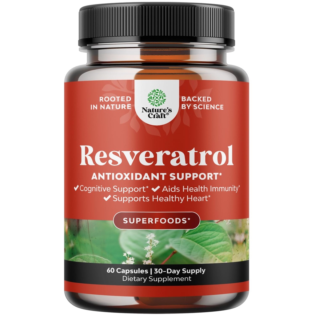 Youthful Trans Resveratrol 보충교재 - 셀룰러 건강 & 활력을 위한 AMPK 활성제를 가진 Resveratrol 캡슐 - Metabolism Boost & Cellular 효율성을 위한 AMPK 대사 활성제 - 60 조사