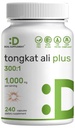 Tongkat Ali Extract 300 : Horny Goat Weed 1,100mg - 인도네시아 Longjack Eurycoma Longifolia Root - 에너지를위한 추가 강도 초본 보충