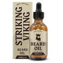 Striking Viking Vanilla Beard Oil for Men - 부드러운, 습기 및 성장 (2 Oz)에 대한 Argan & Jojoba 오일과 자연적으로 분리 된 컨디셔너