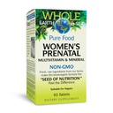 자연적인 요인 전체적인 지구 & 바다, 여자의 Prenatal Multivitamin와 무기물, 전체적인 음식 보충교재, 채식주의자, 60의 정제