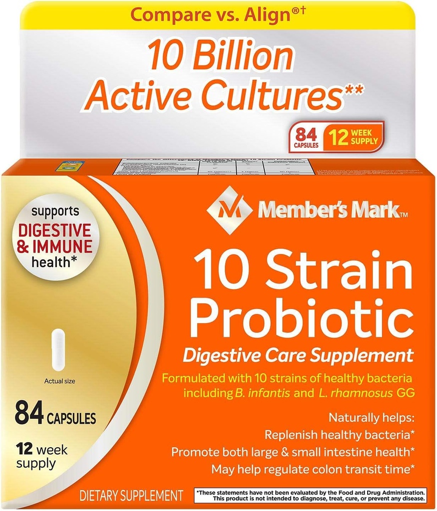 회원 마크 10 변형 Probiotic (84캐럿)