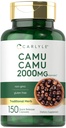 비타민 C가있는 Carlyle Camu Camu | 2000mg | 150 캡슐 | 허브 추출물 보충 | Myrciaria Dubia | Non-GMO 및 글루텐 무료