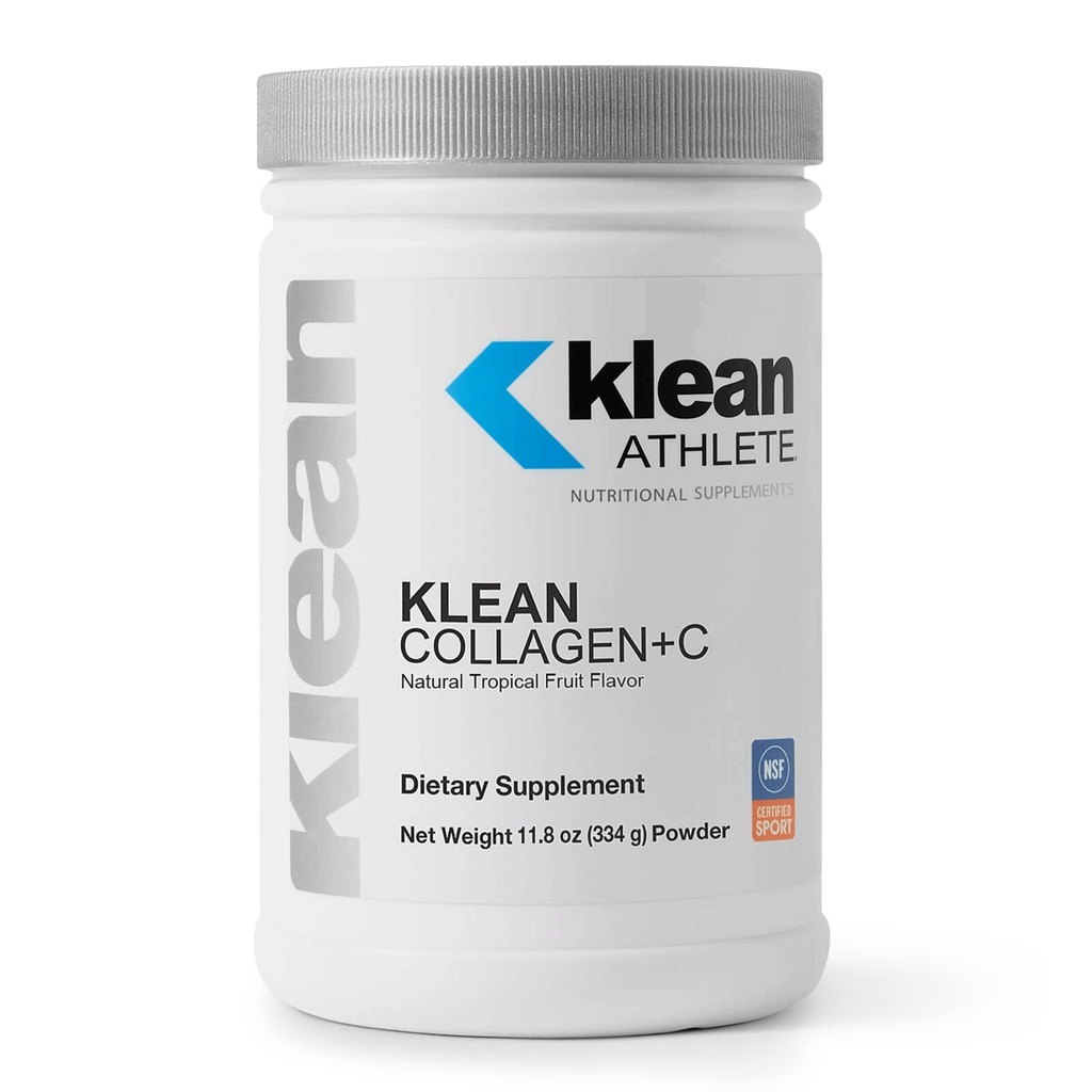 Klean Athlete Klean Collagen+C | 성능과 이동성을 최적화하는 데 도움이되는 Musculoskeletal 건강 지원 | 11.8 온스 | 천연 열대 과일 맛