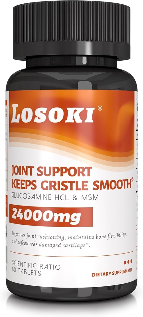 Losoki 합동 지원 - 글루코사민 Chondroitin MSM 합동 건강을 위한 보충교재 - 60의 정제