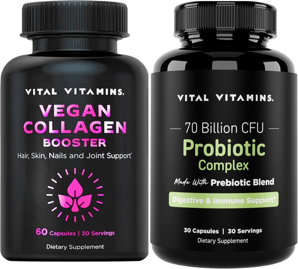 바이탈 비타민 Vegan Collagen Booster + Probiotic Complex