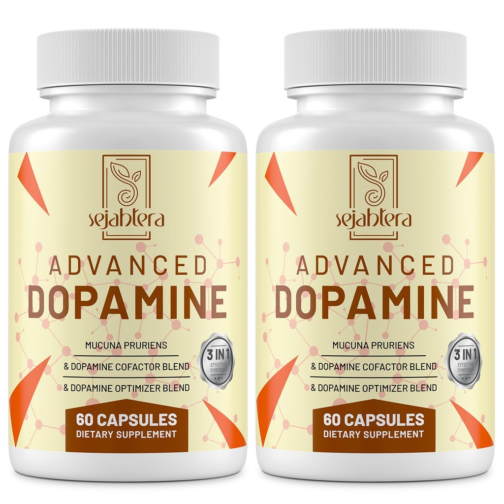 Dopamine 보충교재 Mucuna Pruriens씨 추출물, Premium 비타민, 무기물 및 Mental 드라이브, Clarity, Focus-120 캡슐을 위한 자연적인 식물 추출물