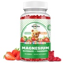 마그네슘 Complex Gummies- Calm Chewable Gummies for Kids & Adults- 마그네슘 글리세라이드 보충교재 w/Omega-3, 비타민 B6, D3- 지원 Calm 스트레스 완화, 뼈, 무드, 딸기 풍미