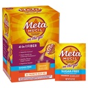 Metamucil On-the-Go Packets, Sugar-Free, 44 Packets, 4-in-1 Psyllium Husk 섬유 보충, 오렌지 맛, 여행에 대 한 개인 봉사, 소화 건강 및 일반에 대 한 섬유 보충