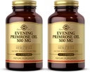 Solgar 저녁 Primrose 오일 500 mg - 180 Softgels, 2 팩 - GLA의 냉각 프레스 소스 - 글루텐 무료, 낙농 무료 - 360 총 서빙