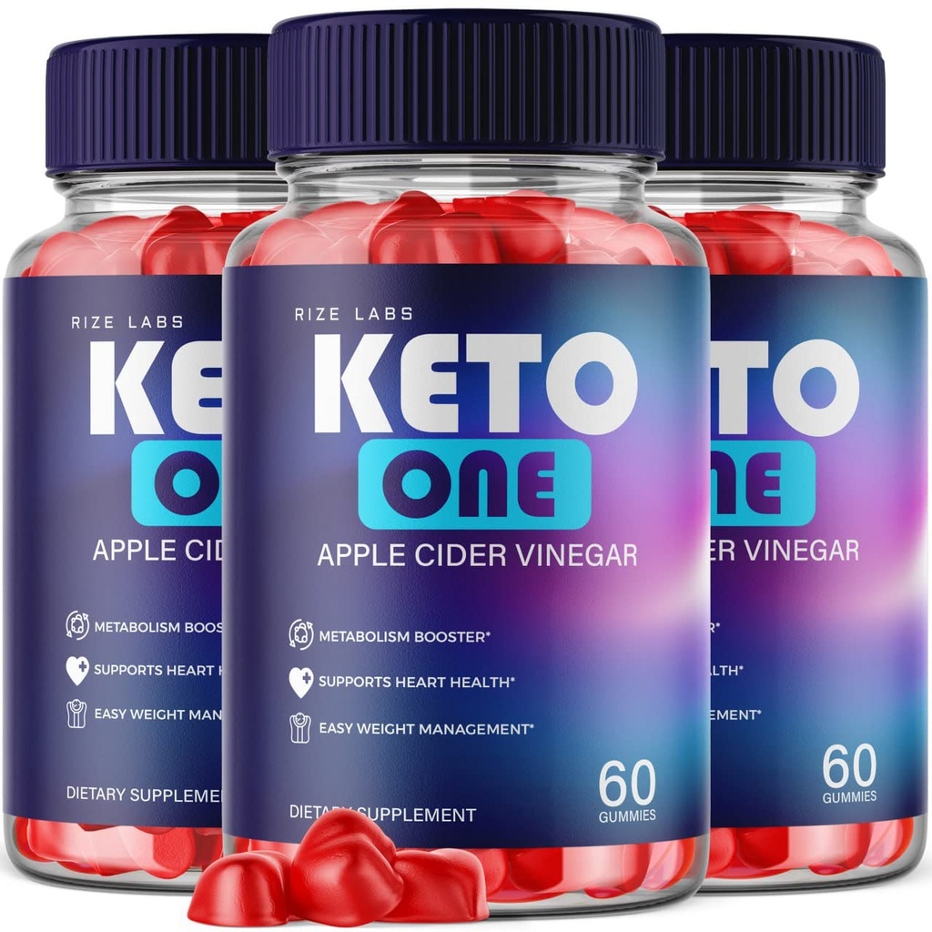 실험실을 rize - 체중 감량을위한 Keto One ACV Gummies - Apple Cider Vinegar - Advanced Formula Energy Supplement Burns Belly Fat (180 Gummies)