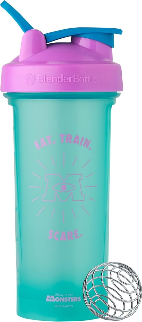 BlenderBottle Pixar Classic V2 Shaker Bottle Perfect for Protein Shakes and Pre Workout, 28-Ounce, 몬스터 Inc.