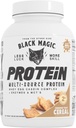 까만 마술 단백질 분말 Whey 계란 casein Complex + 효소 & MCT의 회복 2lbs Cinnamon 토스트 곡물 풍미