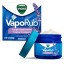 Vicks VapoRub, Lavender Scent, Cough Suppressant, Topical Chest Rub & Analgesic Ointment, Medicated Vicks Vapors, Cough에서 감기, 통증 및 통증, 1.76oz