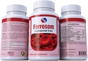 Siba Pharm의 Liposomal 철 보충제 | Ferrosom Dietry Iron Vitamins Supplement | 비타민 C, B12, Folic Acid의 풍부한| 비 GMO, Vegan, Premium Quality|새로운 혈액 세포 생산 도움 | 30 캡슐