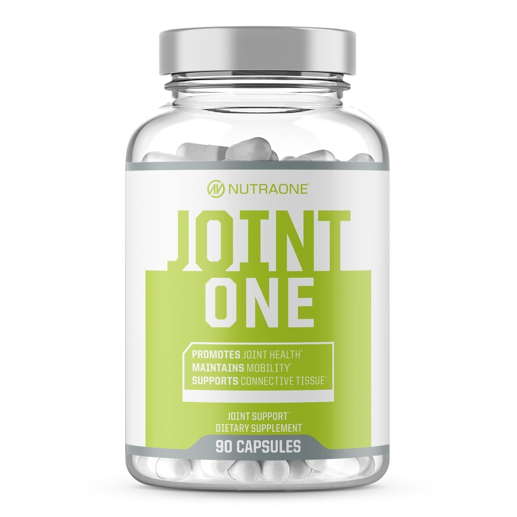 NutraOne의 JointOne Joint Support - 여성과 남성을 위한 합동 보충은 Collagen, Glucosamine 및 Turmeric* (90 캡슐)를 가진 합동 건강을 유지하는 것을 돕습니다