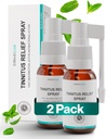 Medilisk Tinnitus Relief Spray – 반지 귀에 대 한 지원 주석 기복 – 초본 귀 치료 제품 – Tinnitus Treatment Prevention – Non-Steroidal & Hypoallergenic – 1 Fl Oz – 2 팩
