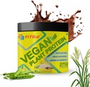 Vegan 식물 단백질 분말 완두, 브라운 밥 단백질 250 그램 (7 서빙) 서빙 당 양-36 G 27 G 단백질, 글루타민 -4.35gm BCAA-3.53GM