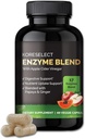 17 소화 Gut 건강 지원 보충교재를 위한 효소 혼합, Immune 지원, Bloating & 가스 기복, Apple Cider Vinegar, Ginger, Papaya - 60의 캡슐과 더불어 영양 흡수,
