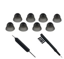 보청기 Ear Domes Cleaning Tools 보청기 Close Domes for Resound Sure Fit Style RIC RITE 및 Open Fit BTE 보청기 브러시 클리너 (S 크기 8PCS)