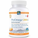 북유럽 자연 ProOmega 2000 Jr., 딸기 맛 - 60 소프트 젤 - 1120 mg 오메가-3 - 울트라 포텐 생선 오일 - EPA 및 DHA - 뇌, 심장, 및 면역 건강 증진 - Non-GMO - 30 서빙