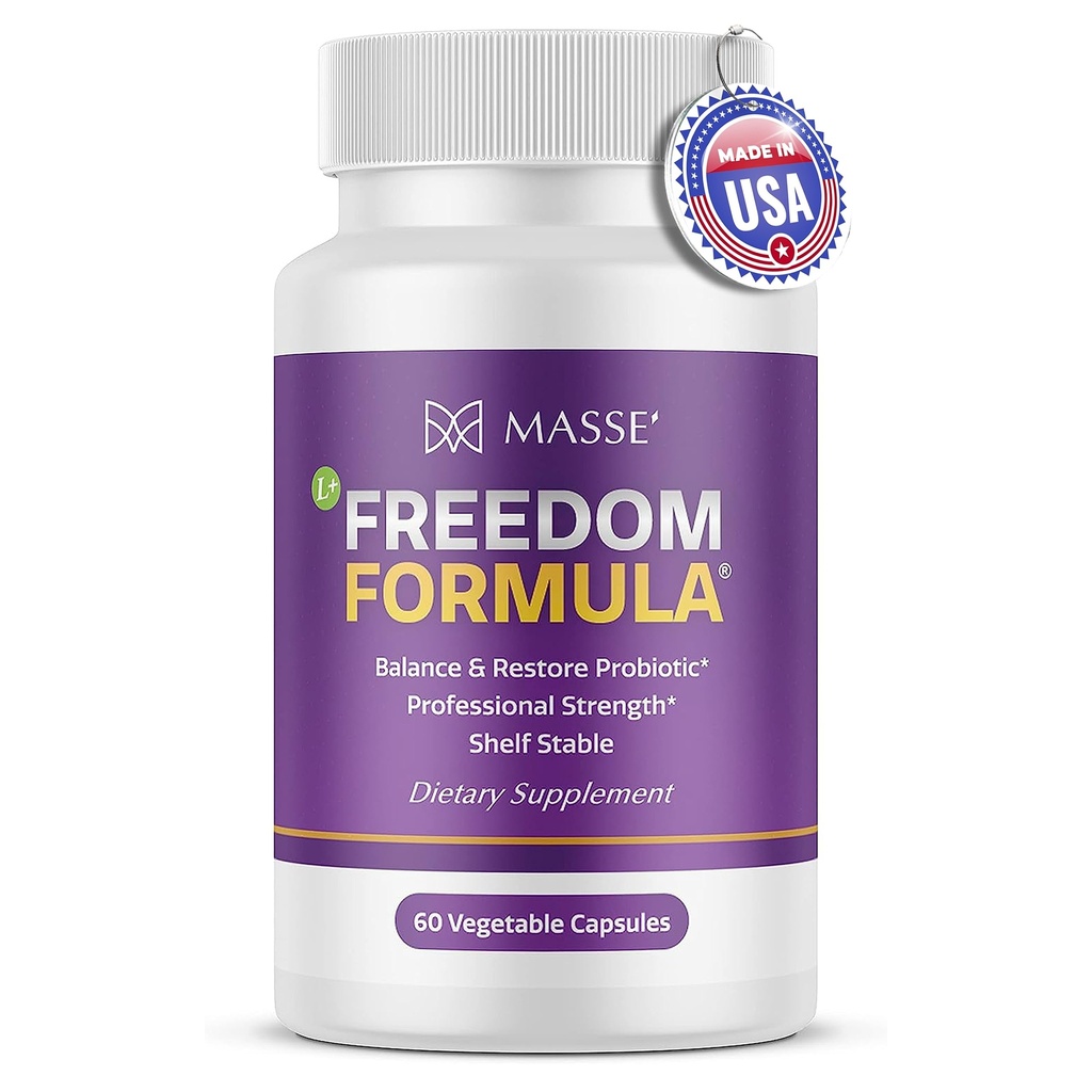 Candida Freedom Massey Medicinals Colon Cleanse 알약 - Vibrant Living - Gut Health Probiotic Complex - 60 캡슐에 대한 숙련 된 소화
