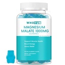 마그네슘 말산염 Gummies 1000mg의 강화한 흡수 마그네슘 Chewables는 에너지 부스트 & 근육 건강, 60 조사를 위한 Malic 산을 가진 보충교재
