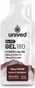 Unived Elite Gel 180-2 : 1 베타 Alanine 및 Essential Electrolytes와 단순 및 복합 캐비티의 비율 - Endurance Athletes Runners 및 Cyclists -180kcal - 더블 에스프레소 - 100mg 카페인 - 6 팩