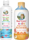 MaryRuth's Nighttime Multimineral (Peaches & Cream) 및 Multivitamin Liposomal (Strawberry Cherry & Vanilla) 어린이를위한| Clean Label Project Verified® | Muslce Relaxation & overall W의 비타민
