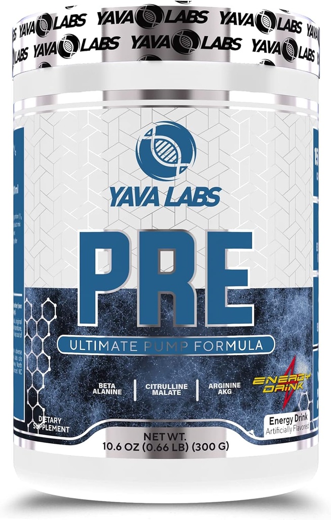 Yava Labs PRE 운동 궁극적인 펌프 공식 (에너지 음료)