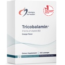 건강 B12 Tricobalamin Lozenges에 대한 설계 - 3000mcg 트리플 B12 빠른 용해 정제 Methylcobalamin, Adenosylcobalamin + Hydroxocobalamin - 자연 오렌지 맛 (60 Lozenges)