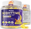 Melatonin 10mg Gummies, 성인을 위한 밤 시간 대사 Gummies, 당신이 나머지, 마그네슘, Ashwagandha, 5-HTP, GABA, 100% 약을 가진 건강한 Zzzs를 승진시키는 동안 쇄석기 Excess Hoarding는, 2Packs 해방합니다
