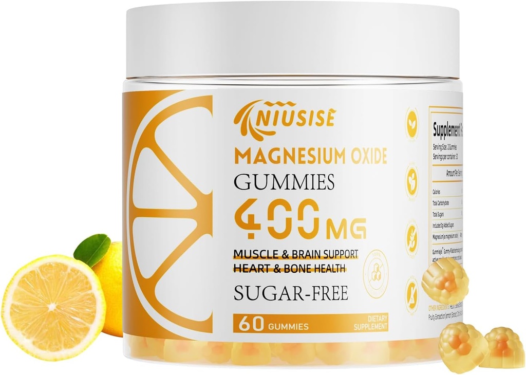 남자 & 여자를 위한 마그네슘 산화물 Gummies는, 쉽게 근육, 뼈 및 심장 지원을 위한 마그네슘 Gummies 보충교재, 마그네슘 Complex 보충교재 400mg를 흡수했습니다