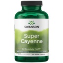 Swanson Super Cayenne - 심장 건강, 순환 및 혈액 흐름을 촉진하는 초본 보충 - 자연적인 공식 w/Ginger Rhizome, Hawthorne Berry & Lecithin - (250 Veggie 캡슐)