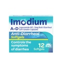 Loperamide HCl, Anti-Diarrheal Medicine을 가진 Imodium A-D Diarrhea Relief Softgels는 급성, 여행자의 Diarrhea, HSA/FSA Eligible, 12 ct 때문에 Diarrhea의 증상을 통제하는 것을 돕기 위하여 항 Diarrheal 약을 기복합니다