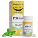 ProBiora 구강 Probiotics for Teeth and Gums | 개선된 구강 건강을 위한 치과 프로바이오틱스 | 성인용 나쁜 호흡 치료 | ProBiora3 특허 프로바이오틱스 혼합 | 치아 미백 | 30 분 정제