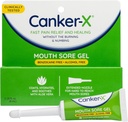 Canker-X 입 Sore 젤, 빠른 통증 완화 및 치료 Canker Sores, Cheek Bites 및 구두 마포, 구두 통증 완화 젤, Benzocaine-Free 및 알코올 무료, 성인 및 어린이 6 + 년, 0.28 fl oz