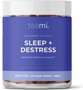 Teami Sleep + Destress, Melatonin Bedtime 지원 거미 비타민