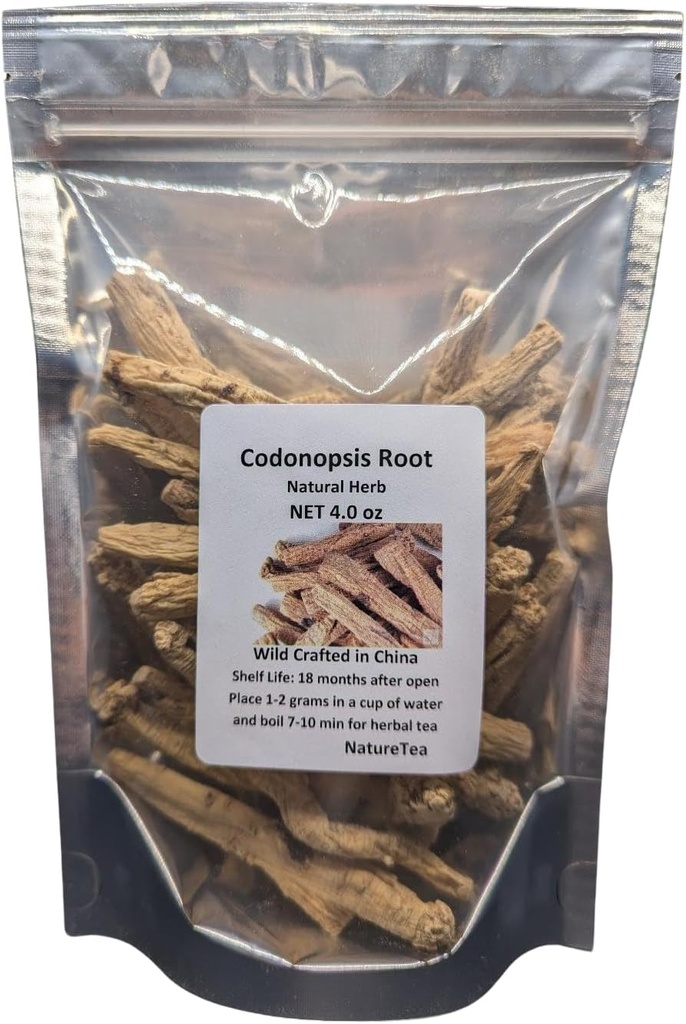 Codonopsis 뿌리 - Dang Shen 건조 Radix Codonopsis 자연에서 100 % (2 oz)