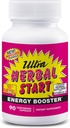 Ultra Herbal Start Energy Booster - B-12, Panax Ginseng, Yerba Mate, Kola Nut, Spirulina & Echinacea | 에너지, 체력 및 지구력의 자연 부스트를 촉진 | 보충 - 90 캡슐
