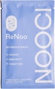 NOOCI ReNoo Women's Daily Powder for Energy, Immunity, Digestion | 여행 크기 | 추가 설탕 | 비 GMO | Vegan | 3 Sachets, 녹차