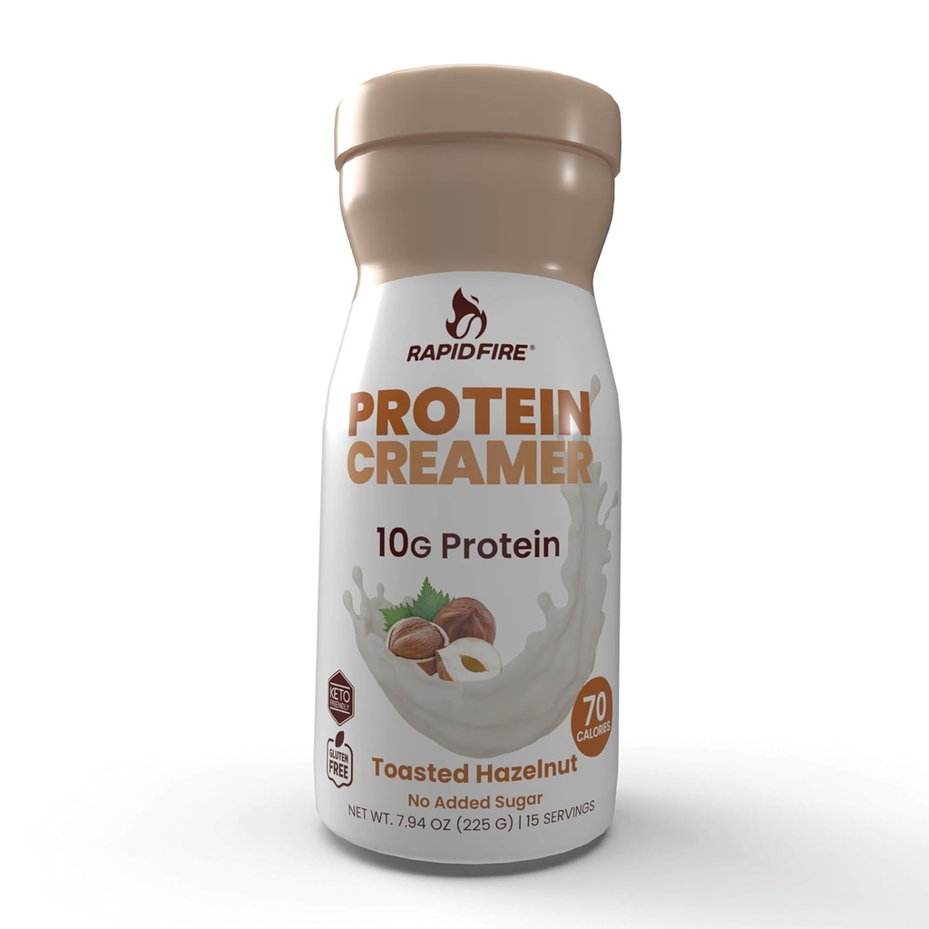 단백질 크림, Hazelnut 맛, Keto 친절, 비타민과 미네랄과 단백질 10g, 15 서빙, 5 월 Boost Metabolism 및 증가 에너지, 멀티, 7.94 Ounce