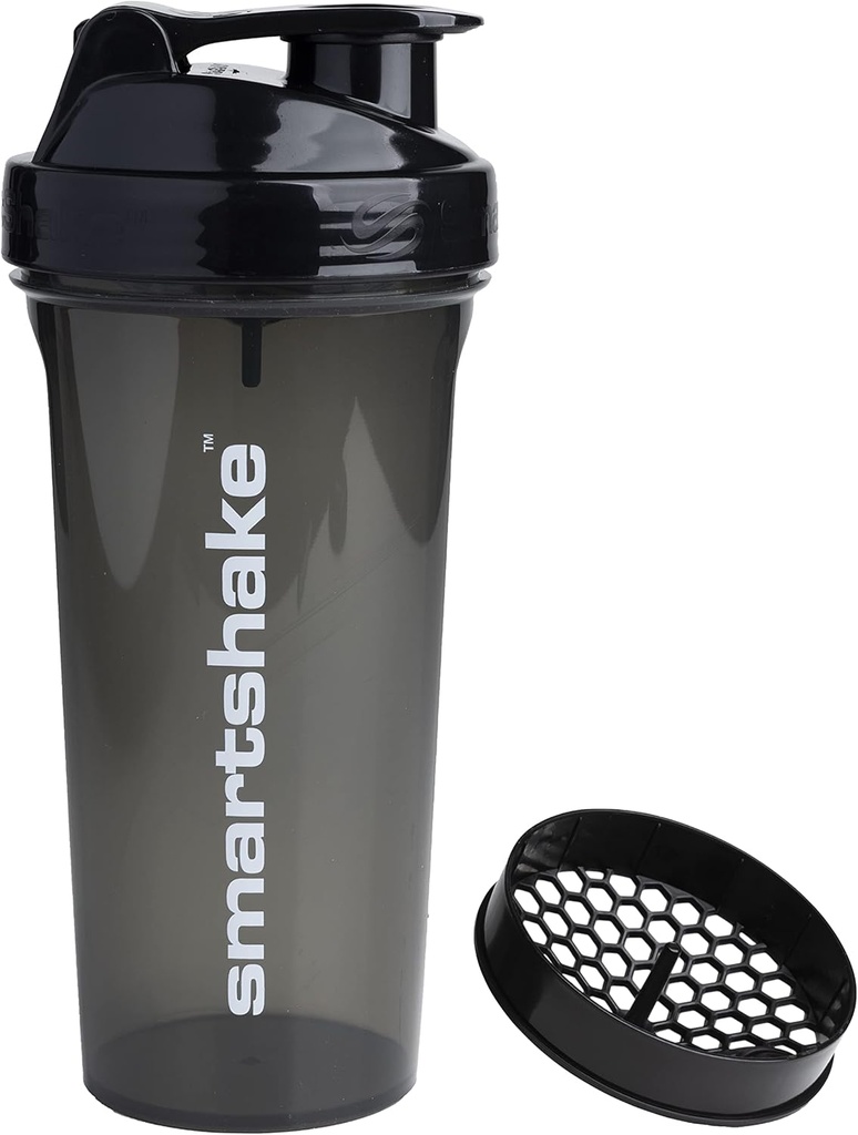 Smartshake 단백질 셰이커 병, (GLOSSY, 검정)