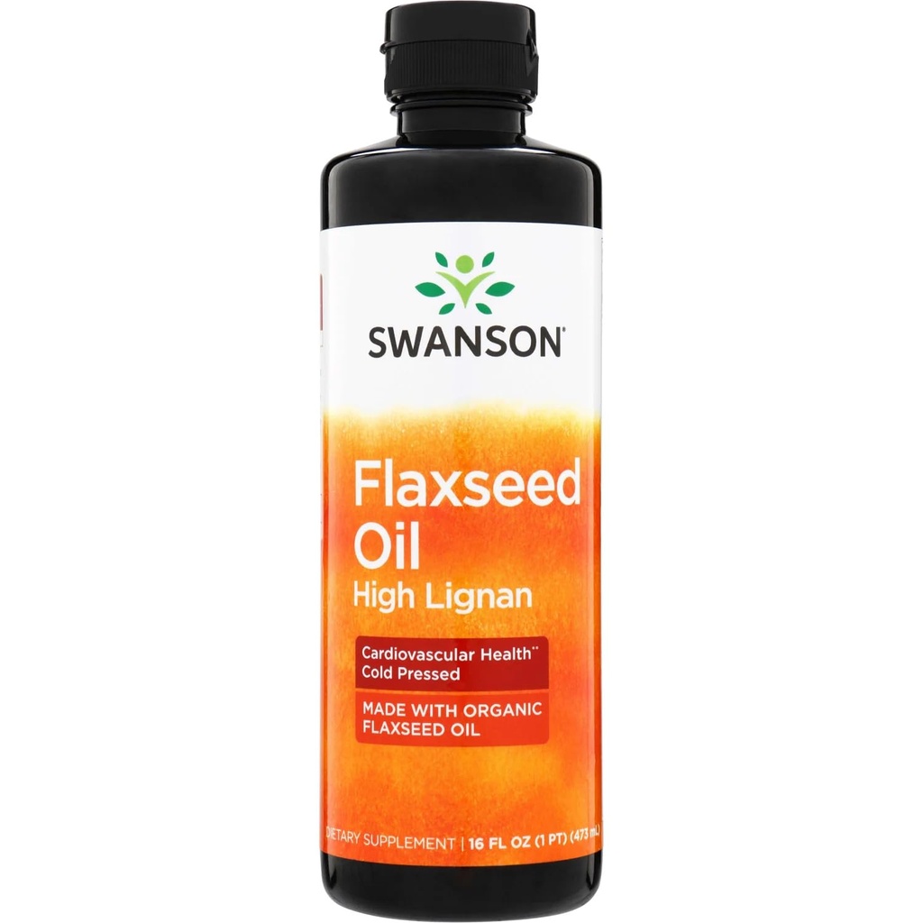 Swanson Flaxseed 기름 높은 Lignan (Omegatru) 16 fl Ounce (473 ml) 액체