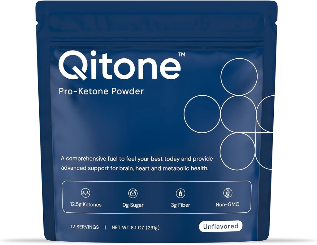 Ketone 분말 - 5X MCT 오일보다 더 효과적인 - 클린 에너지 및 케토 지원 - 제이터 없음, 충돌 없음 - 맛없는 - 커피 크림 교체, 두뇌 및 대사 부스트
