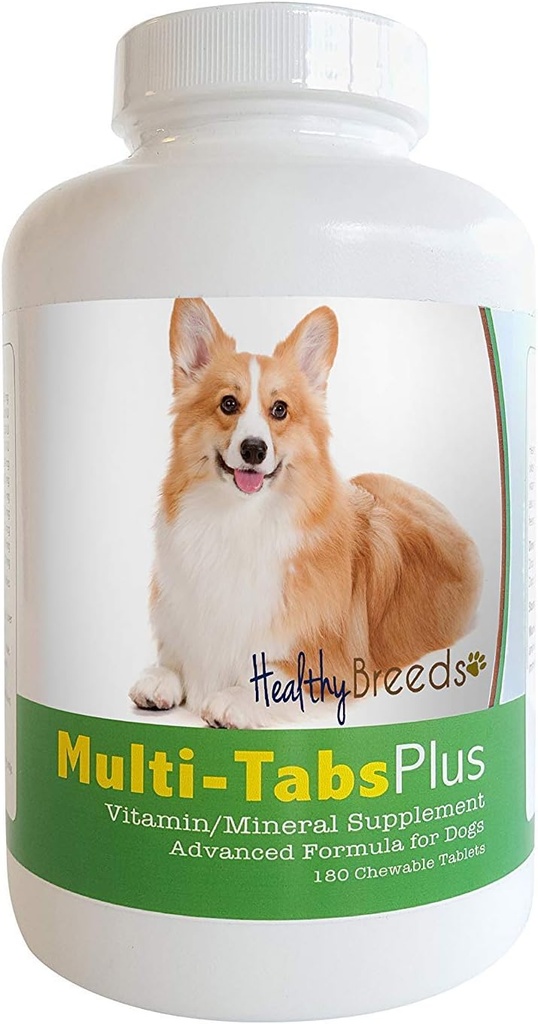 건강한 Breeds Pembroke Welsh Corgi Multi-Tabs 플러스 Chewable 정제 180 조사