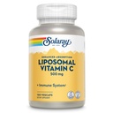 SOLARAY Liposomal 비타민 C 500mg - 지방산을 가진 강화된 흡수 비타민 C Liposomal 혼합 - 산화 방지제와 면역성이 있는 지원 보충교재 - 채식주의자, 60 일 보장, 100 봉사, 100 VegCaps